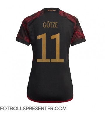 Tyskland Mario Gotze #11 Borta Matchtröja Dam VM 2022 Kortärmad